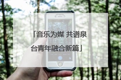 音乐为媒 共谱泉台青年融合新篇